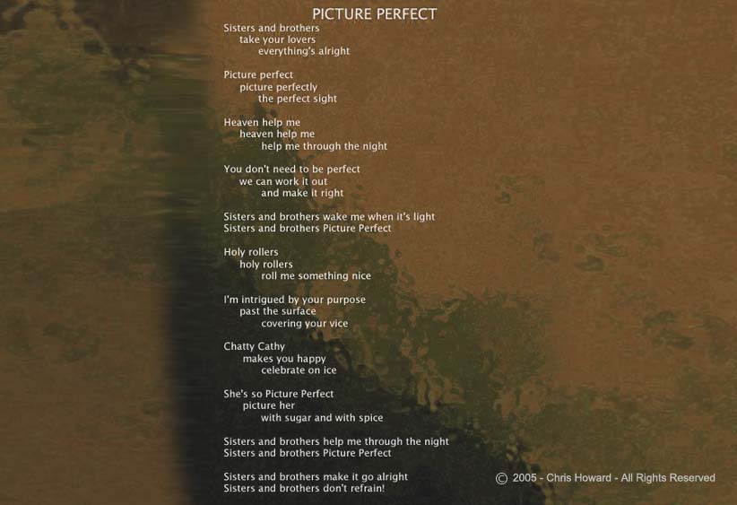 Picture Perfect Lyrics